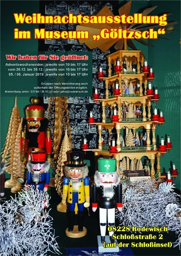 Plakat Weihnachtsschau