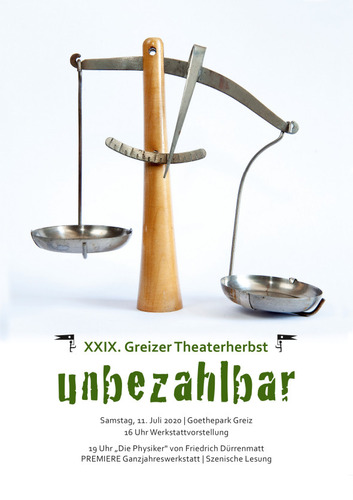 XXIX. Greizer Theaterherbst - unbezahlbar