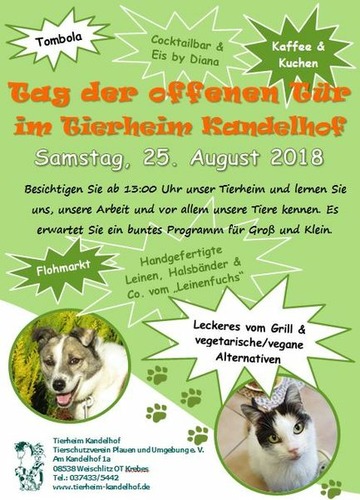 Tag der offenen Tür im Tierheim Kandelhof