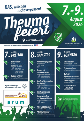 Theuma feiert 2026