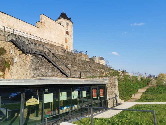 Empfangsgebäude Luftschutzmuseum