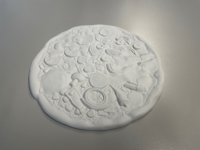 Porzellanpizza
