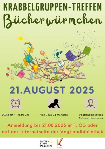 Krabbelgruppe Plakat August 2025