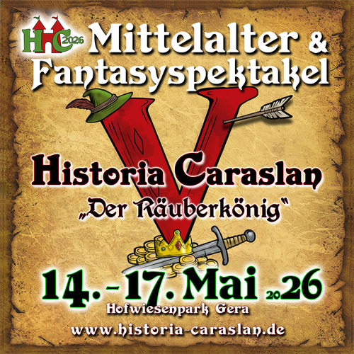 Veranstaltung Historia Caraslan mit Datum vom 14. bis 17. Mai mit dem 