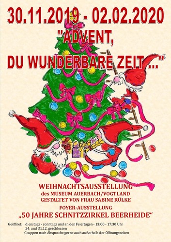 Plakat Weihnachtsausstellung