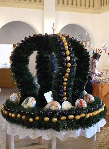 Osterkrone im Klubhaus Berga