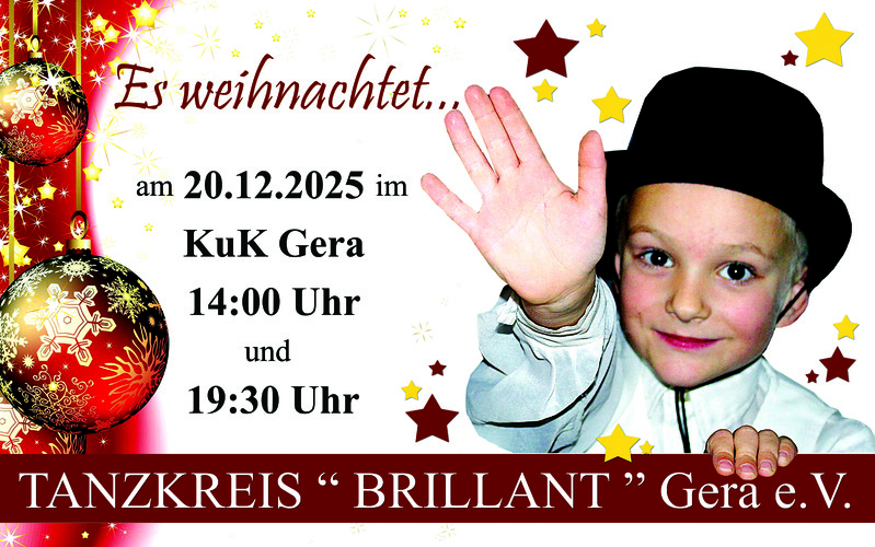 Weihnachtsshow des Tanzkreis Brillant