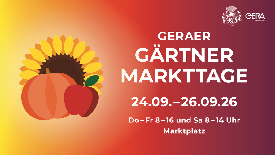 Gärtnermarkttage Herbst 24.09.-26.09.2026