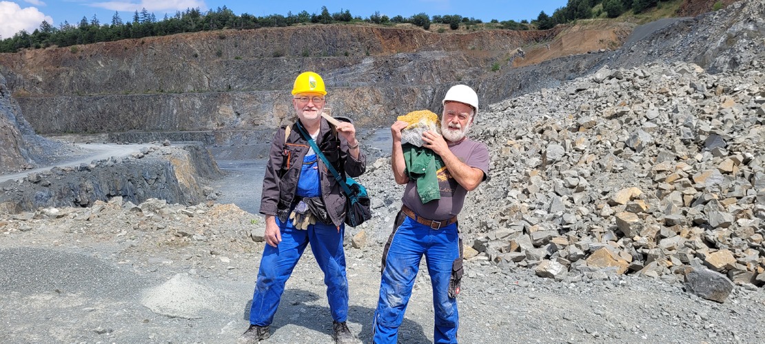 Matthias Sehrig (li.) und Andreas Reinhold (re.) mit „Superfund“ im th