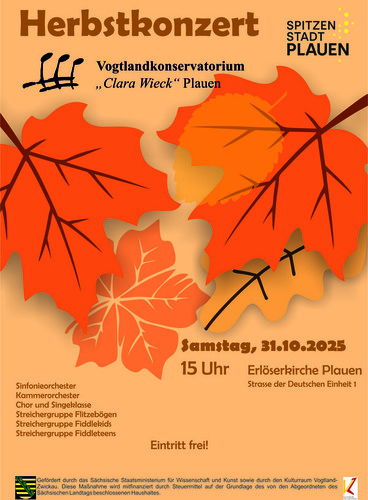 Herbstkonzert Plakat 2026