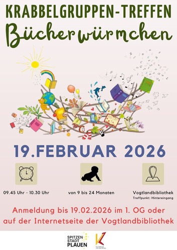 Krabbelgruppe Plakat Februar 2026
