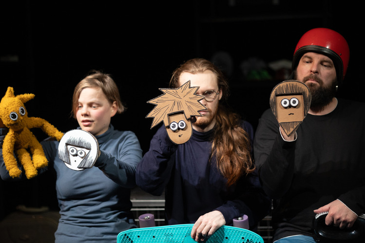 Werbebild „Boris, Babette und lauter Skelette“