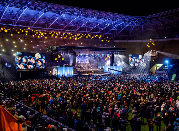 Adventskonzert Rudolf Harbig Stadium