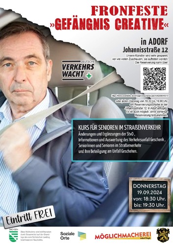 Kurs für Senioren im Straßenverkehr