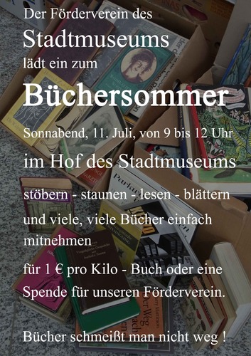Bücherflohmarkt im Stadtmuseum Lengenfeld