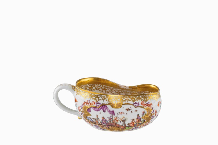 Bourdalou mit Chinoiserien 