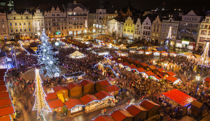 Weihnachtsmarkt in Pilsen