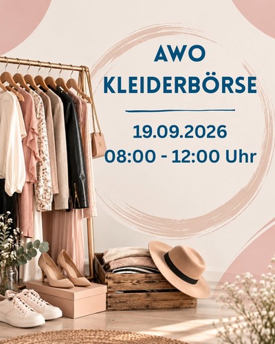 Kleiderbörse der AWO,  Wisentahalle Schleiz