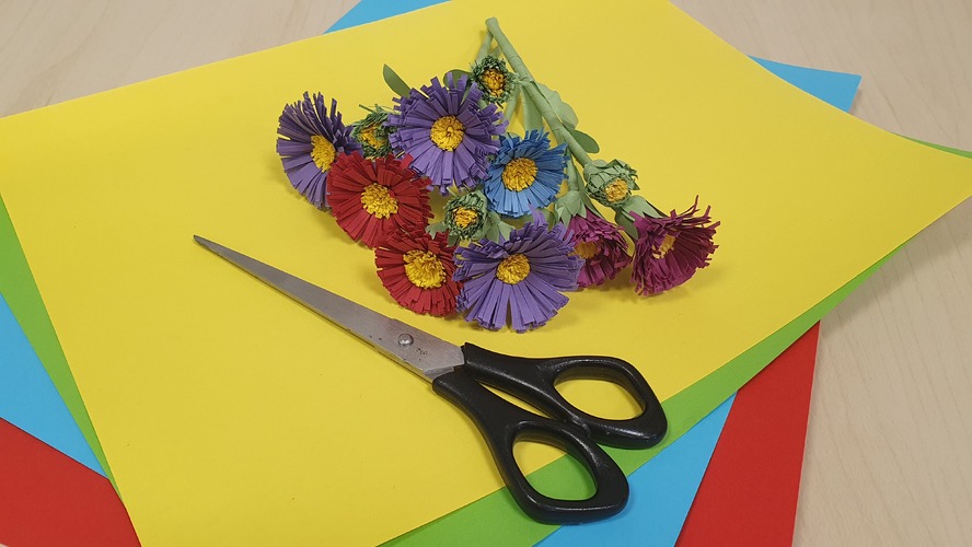  Papercraft – Herbstastern aus Papier