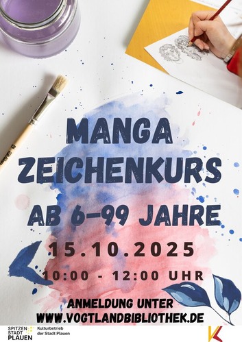 Manga Zeichen Workshop 2025 Herbstferien