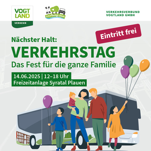Verkehrstag des Verkehrsverbundes Vogtland am 14. Juni 2025