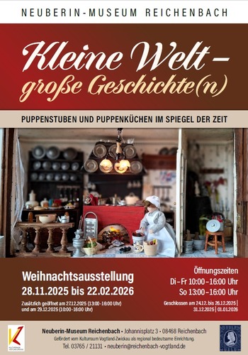 Plakat Weihnachtsausstellung 2025-26