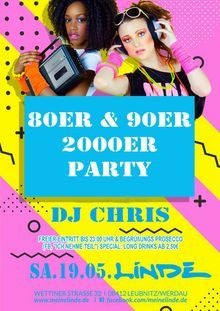 80er, 90er & 2000er Party