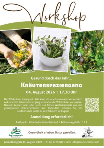 Kräuterspaziergang August 26