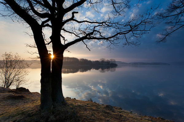 Talsperre Pöhl im Herbst