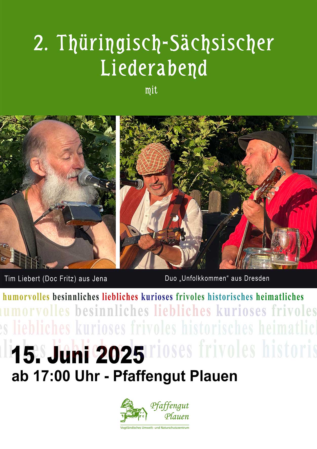 Ankündigung 2. Liederabend