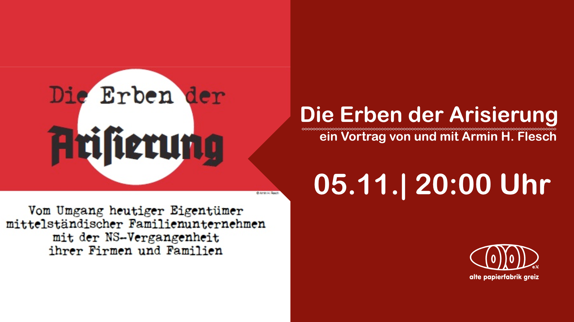 Anzeige Vortrag