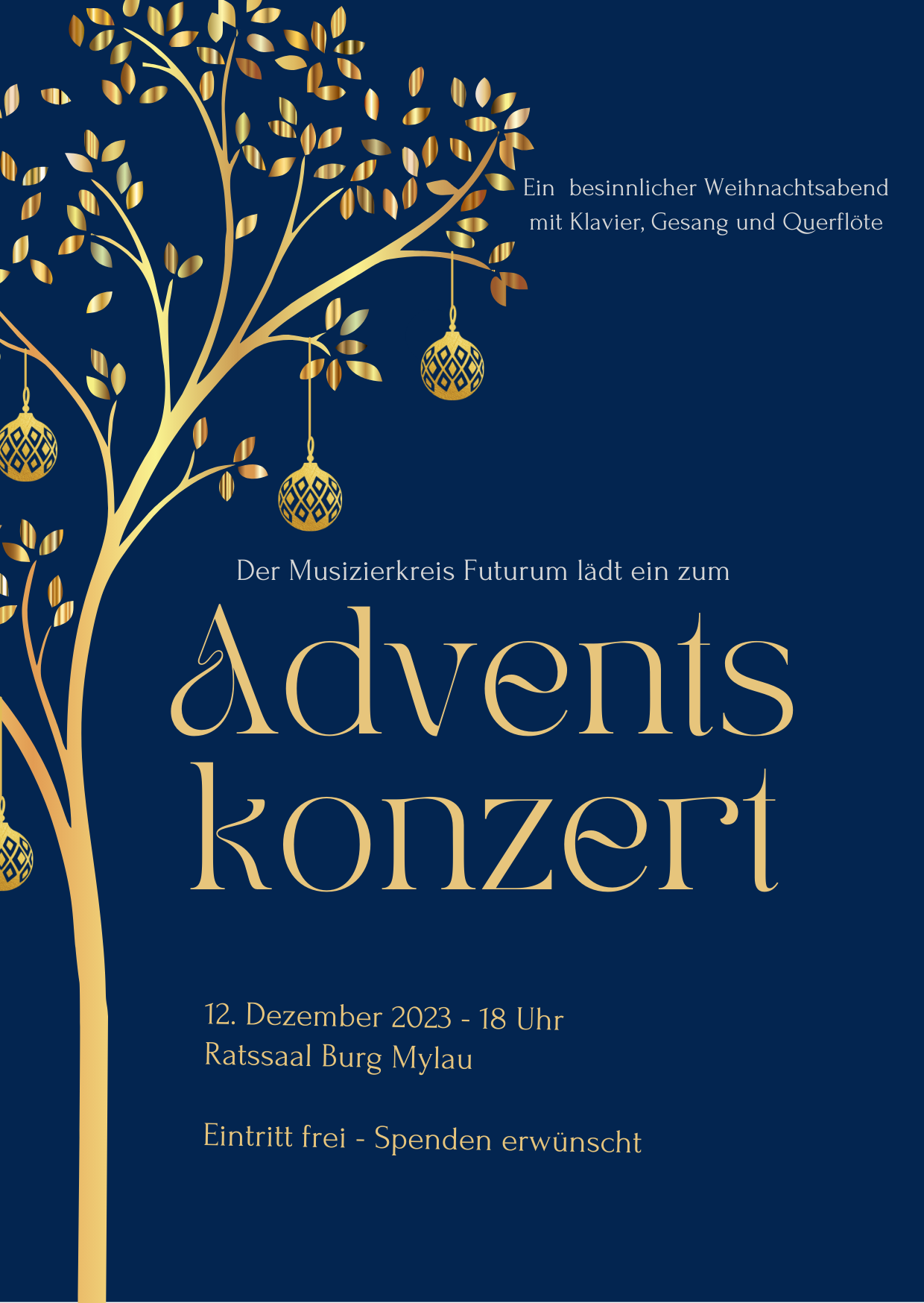 Einladung Weihnachtskonzert Einladung Weihnachtskonzert ()
